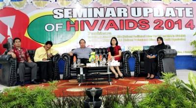 Seminar HIV/AIDS dengan tema Update of HIV/AIDS Tahun 2014. Foto: Bin