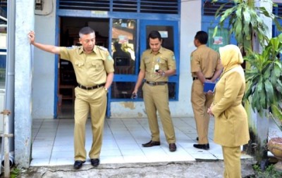 Wawali Kota Bima saat melaksanakan Sidak. Foto: Bin