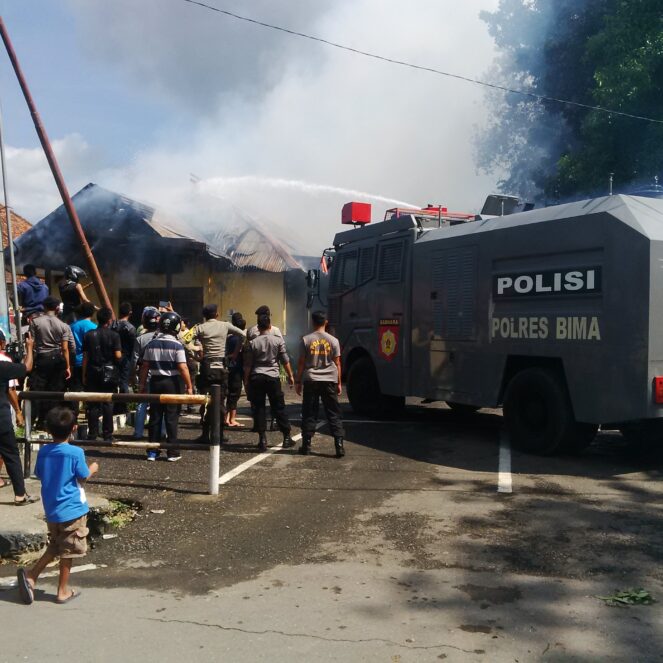 Kapolda: Kantor Polres Terbakar Karena Arus Pendek