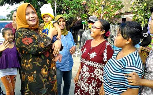 Di Runggu, Ibu-Ibu Ajak DINDA Jalan Kaki - Kabar Harian Bima