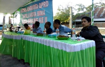 Reses Dapil 2 DPRD Kota Bima di Kelurahan Sadia. Foto: Ady