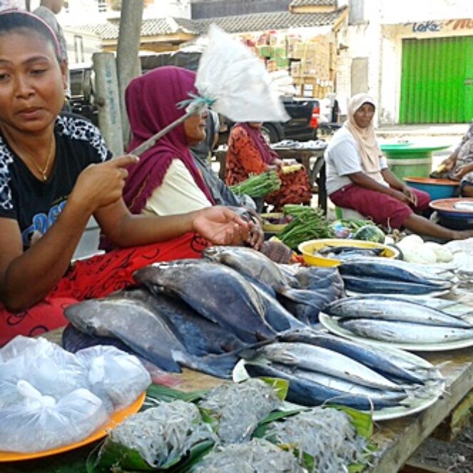 Pedagang Ngaku Rugi Jualan di Pasar Amahami