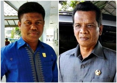 Anggota DPRD Kabupaten Bima, Edy Mukhli dan M. Karman. Foto: Ady