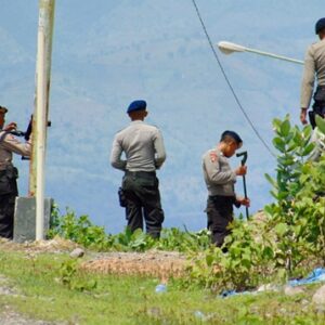 Diduga Brimob Ditembak, Polisi Olah TKP