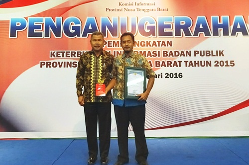 PPID Kabupaten Bima Raih Juara I Keterbukaan Informasi NTB - Kabar Harian Bima