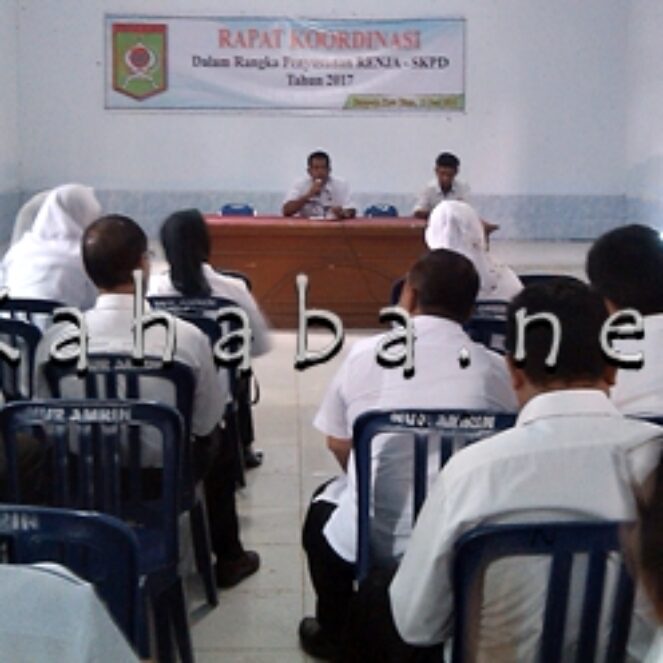 Bappeda Gelar Rakor Penyusunan RENJA-SKPD