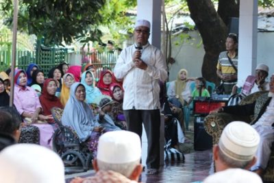 H. SUtarman saat menyampaikan sambutan pada acara Buka Puasa bersama. Foto: Bin