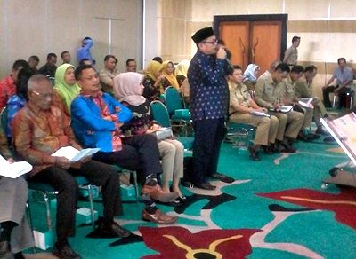 M. Nor saat menyampaikan sejumlah pertanyaan saat studi banding di Kota Tangerang Selatan. Foto: Istimewa