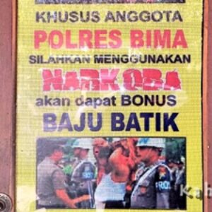 Polisi Disilahkan Pakai Narkoba, Tapi ‘Bonusnya’ Baju Batik