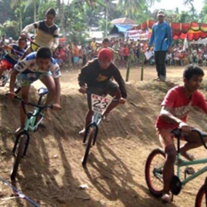 Kelurahan Pane Gelar Lomba BMX Cross