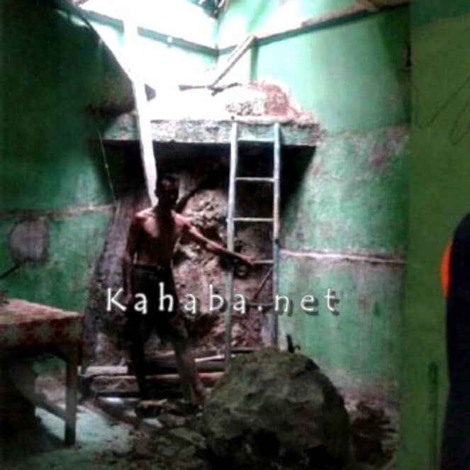 Akibat Gempa, Rumah Warga Kodo Ditimpa Batu Besar