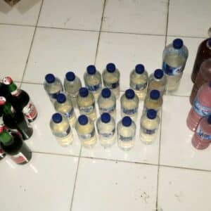 Razia Cipta Kondisi, Polisi Amankan Puluhan Botol Miras