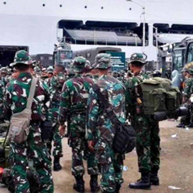 Tugas di Kota Bima Usai, Prajurit TNI Pulang ke Pangkalan Induk