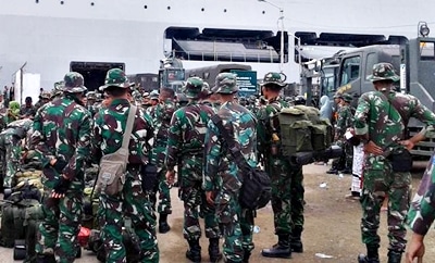 Tugas di Kota Bima Usai, Prajurit TNI Pulang ke Pangkalan Induk - Kabar Harian Bima