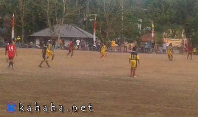 Laga Pembuka Turnamen Gala Desa, Parangina FC Gilas Ntori FC 7-0 - Kabar Harian Bima