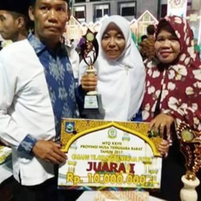Fitri Raih Juara Pertama MTQ Tingkat Provinsi NTB