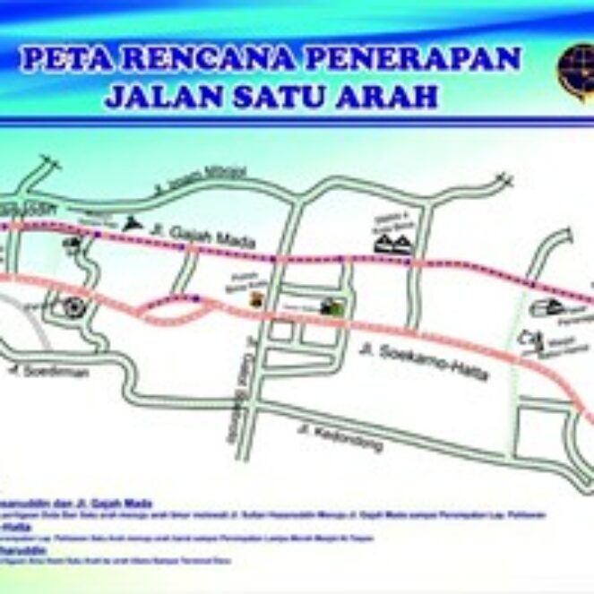 Pemkot Bima Mulai Uji Coba Jalan Satu Arah