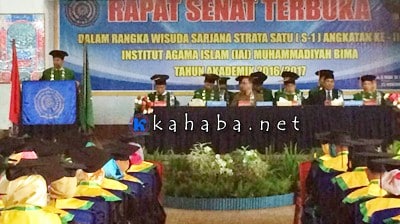 153 Mahasiswa IAI Muhammadiyah Bima Diwisuda - Kabar Harian Bima