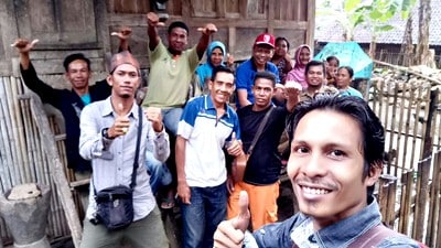 Ketua PKPI dan Tim Salut Bantu Korban Tanah Longsor - Kabar Harian Bima