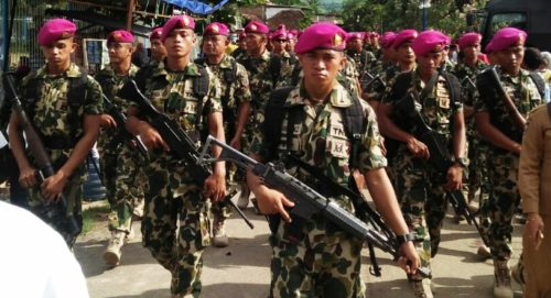 Pasmar 1 Marinir TNI AL Beraksi di Bima - Kabar Harian Bima