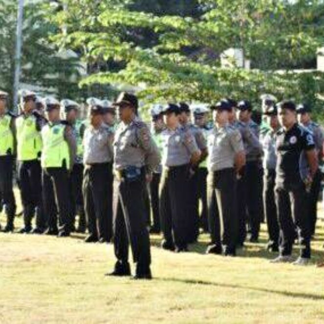 251 Personil Polri dan TNI Siap Amankan Penetapan Paslon