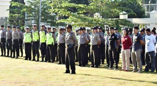 251 Personil Polri dan TNI Siap Amankan Penetapan Paslon - Kabar Harian Bima