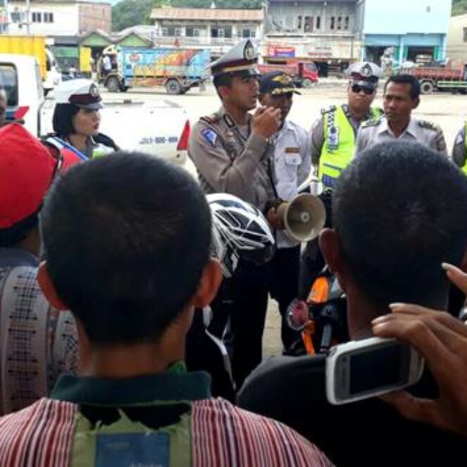 Polres Bima Larang Mobil Pick Up Muat Penumpang Saat Kampanye
