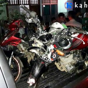 Tabrakan Pengendara Sepeda Motor, Seorang Kritis