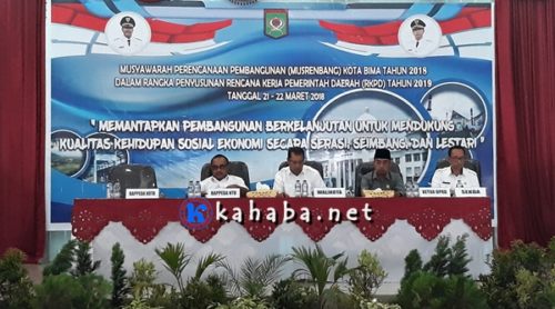 Walikota Bima Buka Musrembang RKPD Tahun 2019 - Kabar Harian Bima