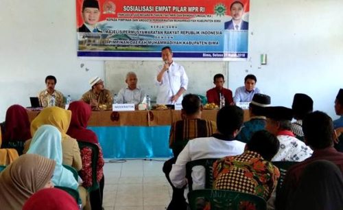 Silaturahmi Dengan Warga Muhammadiyah di Bolo, Syafrudin Ajak Warga Perkuat Agenda Kebangsaan - Kabar Harian Bima