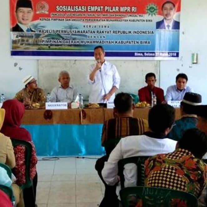 Silaturahmi Dengan Warga Muhammadiyah di Bolo, Syafrudin Ajak Warga Perkuat Agenda Kebangsaan