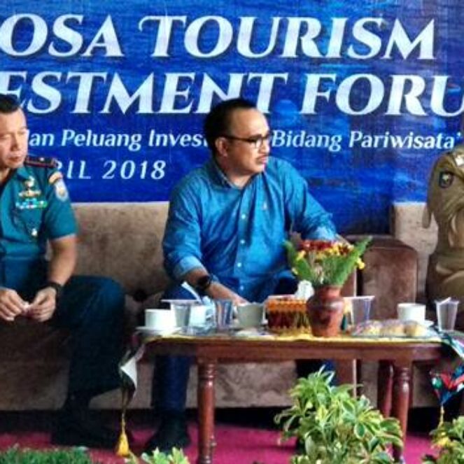 Di Atas KRI Teluk Banten, Bupati Paparkan 120 Destinasi Wisata