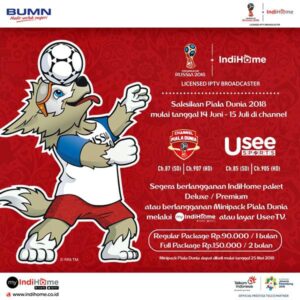 Indihome Siarkan Secara langsung Piala Dunia Tahun 2018 di Rusia