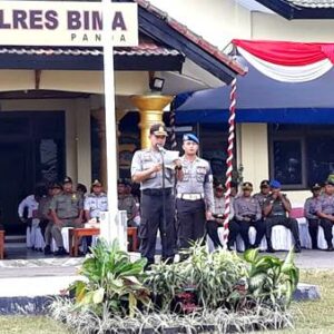 Sambut Lebaran, Polres Bima Apel Pasukan Operasi Ketupat 2018