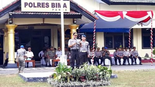 Sambut Lebaran, Polres Bima Apel Pasukan Operasi Ketupat 2018 - Kabar Harian Bima