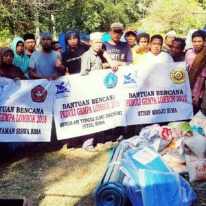 Forum PTS Bima-Dompu Bawa Bantuan untuk Korban Gempa Lombok - Kabar Harian Bima