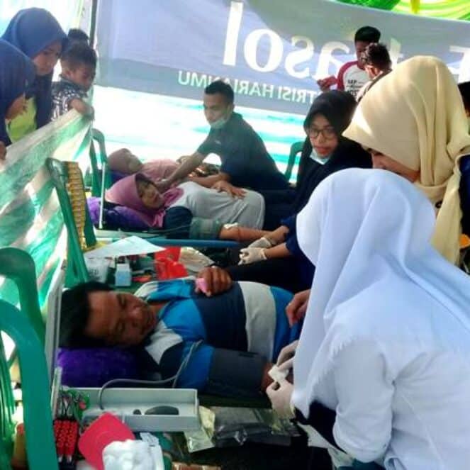 Peduli Gempa Lombok, Pemuda Kempo Galakkan Donor Darah