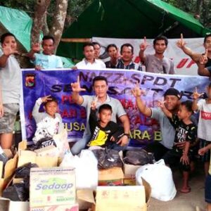 Alumni Seba PK POLRI Angkatan 99-00 Salurkan Bantuan Korban Gempa Lombok