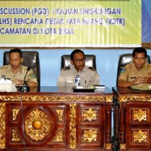 Dinas PUPR Diskusi KLHS RDTR Kecamatan Rasanae Barat dan Mpunda