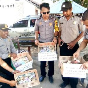 Jajaran Polsek Bolo Galang Dana Untuk Korban Gempa Lombok