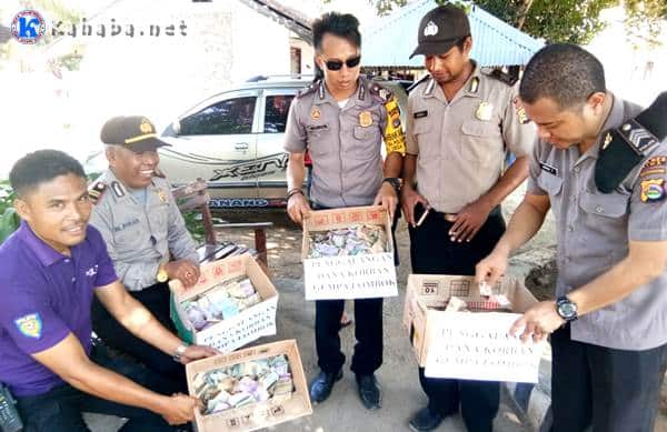 Jajaran Polsek Bolo Galang Dana Untuk Korban Gempa Lombok - Kabar Harian Bima