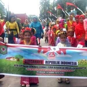 Ribuan Siswa TK dan PAUD Ikut Meriahkan Karnaval
