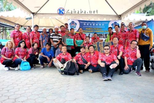 Bantu Korban Gempa Lombok, PSMTI Kota Bima Salurkan Bantuan - Kabar Harian Bima