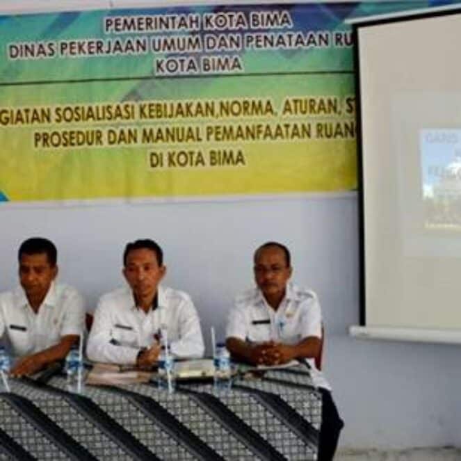 Dinas PUPR Sosialisasi Pemanfaatan Ruang di Kelurahan Mande