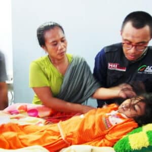 ACT MRI Dampingi Andini Yang Dirujuk ke Mataram
