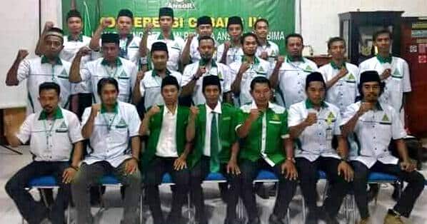 Terpilih Aklamasi, Rafiin Pimpin GP Ansor Kota Bima   - Kabar Harian Bima