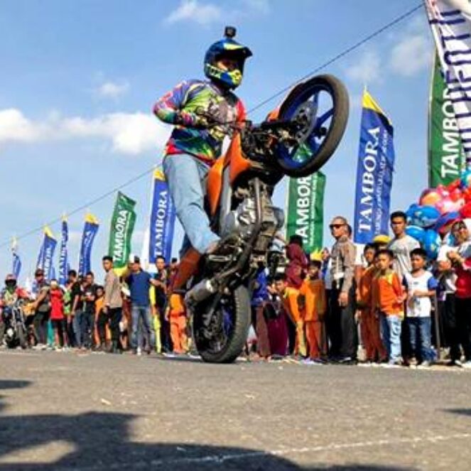 Acara Car Free Day di Bima Ada Atraksi Motornya