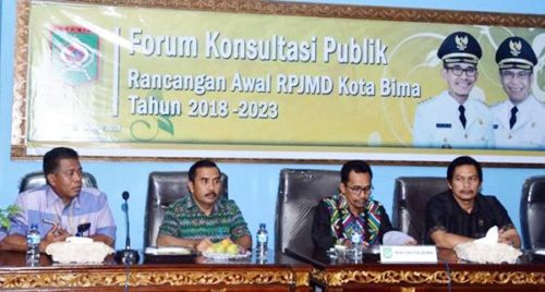 Walikota Bima Buka Forum Konsultasi Publik Rancangan Awal RPJMD Tahun 2018-2023 - Kabar Harian Bima