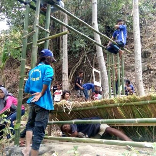 Wisata Dam Toloweri Hasil Karya Mahasiswa KKN STIE dan Masyarakat