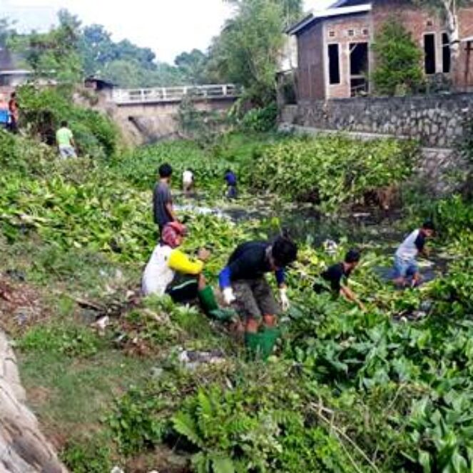 Agar Pemukiman Warga Tidak Banjir, KSO Bersihkan Sungai